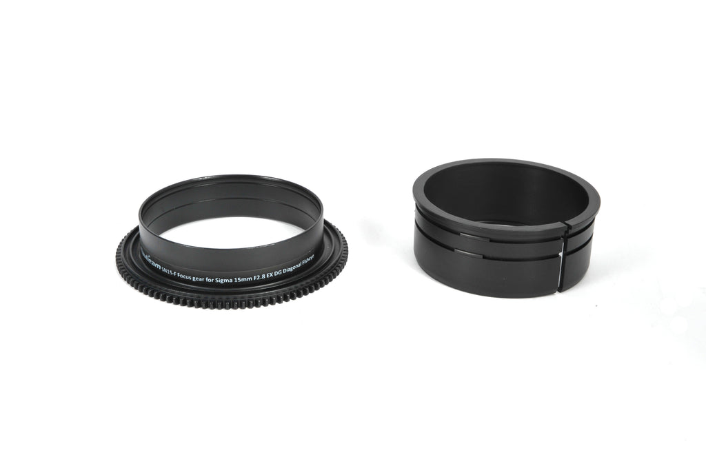 SN15-F Focus Gear ~for Sigma 15mm F2.8 EX DG Diagonal Fisheye – Nauticam